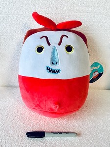 lot 308 image: New With Tags Squishmallow Disney Tim Burtons The Nightmare Before Christmas 10 Lock Plush - As Shown - Retails $40