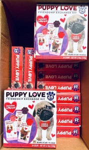 lot 389 image: Lot Of 19 - New Puppy Love Friendship Exchange Kit, 456 Total Pieces, 5.10 Oz Per Box - As Shown - Total Retail $114