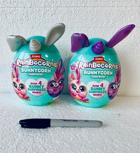 lot 401 image: Lot Of 2 - New Zuru Rainbocorns Bunnycorn Suprise Mystery Toy - As Shown - Total Retail $26
