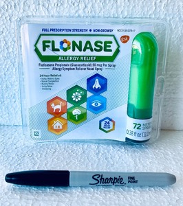 lot 417 image: New Flonase Allergy Relief 24 Hour Non-Drowsy Nasal Spray, 72 Metered Sprays - As Shown