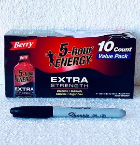 lot 426 image: Lot Of 10 - New 5 Hour Energy Shot Extra Strength Berry, 1.93 Oz Each Bottle - As Shown - Total Retail $22