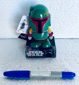lot 497 image: New With Tags Disney Star Wars Boba Fett Candy Dispenser With Candy, .37 Oz - As Shown