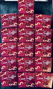 lot 201 image: Lot Of 16 - New Nice Original Cocoa Truffles Dusted With Cocoa Powder, 5.3 Oz Per Box