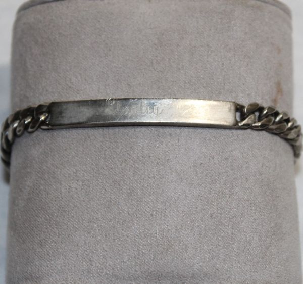 lot 5 image: Sterling Silver ID Bracelet Stamped 925 Wt. appr. 14g