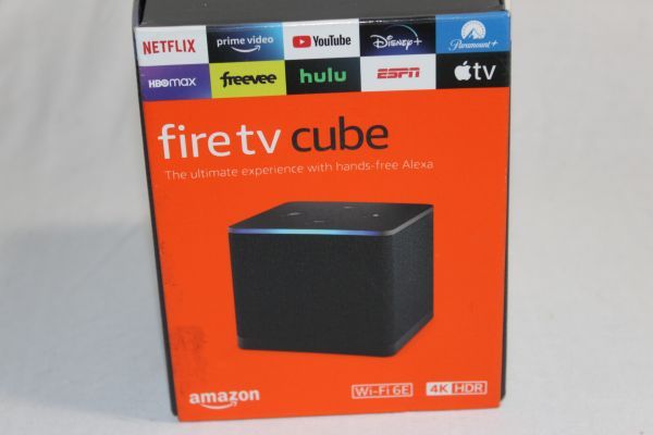 lot 10 image: Firetv Cube in Original Box