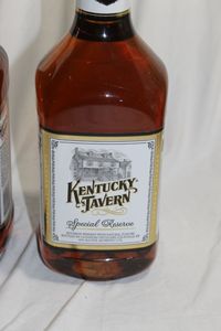 lot 31 image: Kentucky Tavern Special Reserve 2 Bottles - Not For Consumption, FOR COLLECTORS PURPOSES ONLY, Must be  21 to Purchase