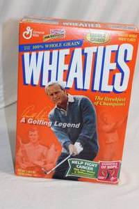 lot 64 image: Collectable Wheaties Box with Arnold Palmer (UNOPENED)