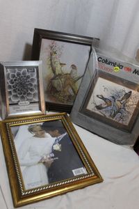 lot 120 image: Cross Stitch Package, and Frames as shown