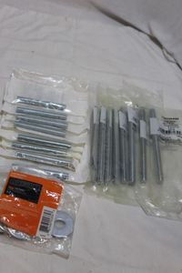 lot 124 image: Selection of Unused All Thread Bolts in sizes shown and Package of Washers