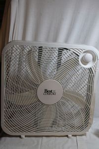 lot 133 image: White Box Fan See Photos