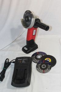 lot 194 image: AC Delco Zippy Wheel Saw, and Blades, Charger, No Battery