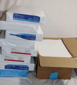 lot 202 image: Eight Reems of Legal Size PrinterCopier Paper and Box of Loose Legal Size Paper as shown