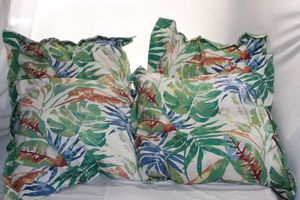 lot 232 image: Four Decorative Throw Pillows in Style as shown