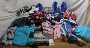 lot 235 image: Girls Clothing sizes 10-14, including JoJo C shoes size 6 and more