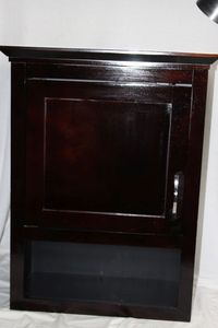 lot 216 image: Wooden Wall Cabinet as shown