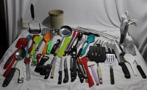 lot 242 image: Large Variety of Kitchen Utensils as shown