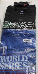 lot 254 image: Mens Team Apparel Shirts Tags Still Attached