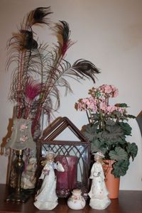 lot 46 image: Candle Holders, Angels, Vases and more