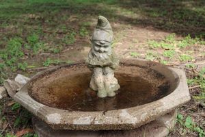 lot 44 image: Small Garden Pond and Gnome Statute