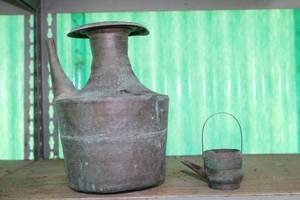 lot 196 image: Hand Made Copper Vessel, Large and Small
