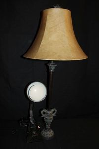 lot 102 image: Two lamps