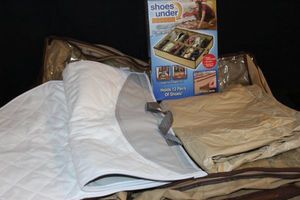 lot 160 image: Several Underbed Shoe Storager, one is completely unused