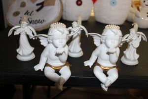 lot 162 image: Decorative Angels and Angle Candle Holders