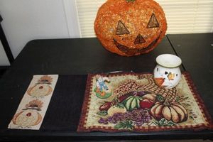 lot 180 image: Fall Decorations as shown