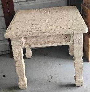 lot 194 image: Square accent Table