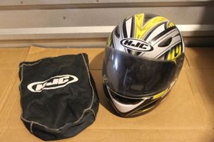 lot 47 image: Motorcycle Helmet HJC Dot approved