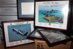 lot 83 image: Autographed Blue Angels Pictures