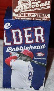 lot 88 image: Topps 1990 Traded Series set Baseball cards and Prince Fielder Bobblehead