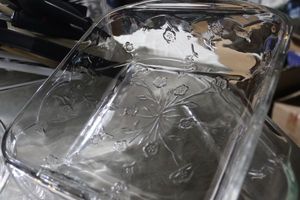 lot 96 image: Glass bakeware and utensils