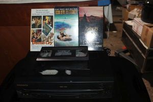 lot 123 image: VCR Player and Movies