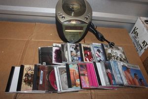lot 117 image: RadioCD Player and Variety of CDs