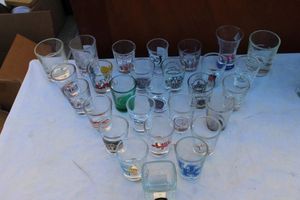 lot 126 image: Collectable Shot Glasses