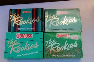 lot 108 image: Factory Sealed Donruss The Rookies Puzzle and Cards 1988, 1989, 1990 & 1991