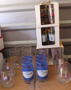 lot 16 image: Kentucky Derby Collectors Glasses and Basketball collectors Glasses