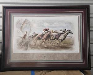 lot 207 image: Framed Artwork, 2010 Kentucky Derby Festival Poster