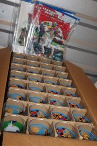 lot 170 image: Case of 72 Kentucky Derby Glasses