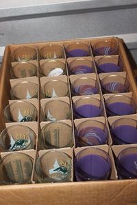 lot 181 image: Case of 48 Kentucky Derby Glasses