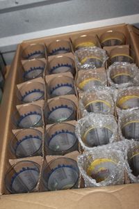 lot 186 image: Case of 48 Kentucky Derby Glasses