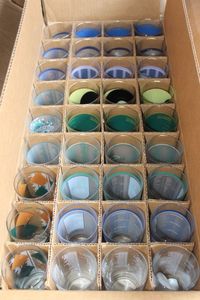 lot 189 image: Case of Kentucky Derby Glasses