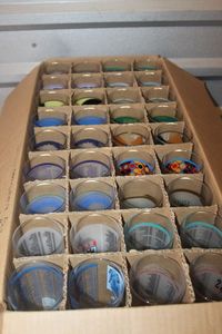 lot 190 image: Case of Kentucky Derby Glasses
