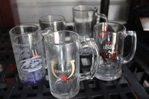 lot 239 image: Kentucky Derby Beer Mugs