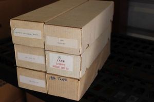 lot 208 image: Complete Topps 1986, 1988, 1989, 1990, 1991, and 1992 Baseball Card Sets