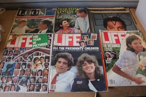 lot 157 image: Vintage Collectable Life Magazines and More