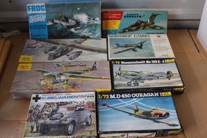 lot 166 image: Vintage Models Never assembled