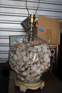 lot 173 image: Sea Shell Lamp