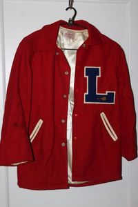 lot 209 image: Vintage Lafayette, Kentucky Lettermans Jacket